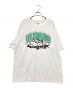 NEIGHBORHOODネイバーフッド）の古着「FISH PRINT TEE」｜ホワイト×グリーン