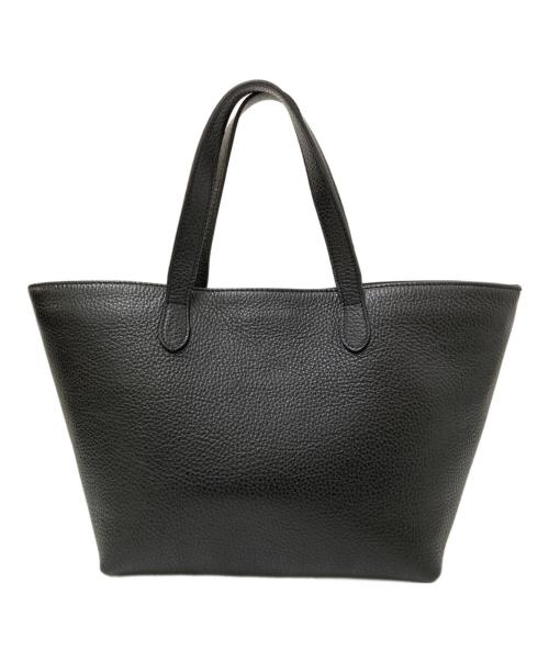 CHAMBORD SELLIER（シャンボール セリエ）CHAMBORD SELLIER (シャンボール セリエ) シュリンクレザートートバッグ ブラックの古着・服飾アイテム