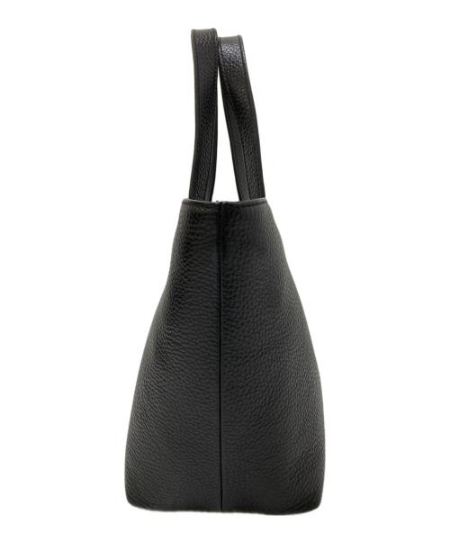 CHAMBORD SELLIER（シャンボール セリエ）CHAMBORD SELLIER (シャンボール セリエ) シュリンクレザートートバッグ ブラックの古着・服飾アイテム