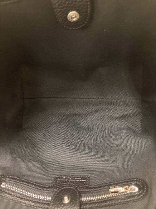 CHAMBORD SELLIER（シャンボール セリエ）CHAMBORD SELLIER (シャンボール セリエ) シュリンクレザートートバッグ ブラックの古着・服飾アイテム