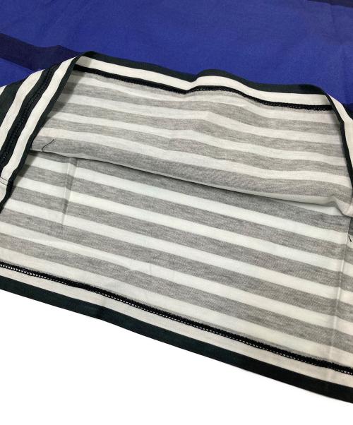 BURBERRY LONDON（バーバリーロンドン）BURBERRY LONDON (バーバリーロンドン) ボーダーTシャツ ネイビー×ホワイト サイズ:Mの古着・服飾アイテム