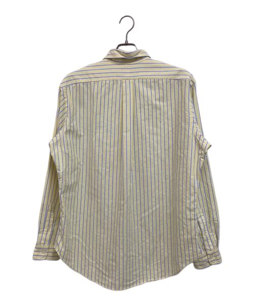 RALPH LAUREN（ラルフローレン）RALPH LAUREN (ラルフローレン) ストライプシャツ イエロー×ブルー サイズ:Lの古着・服飾アイテム