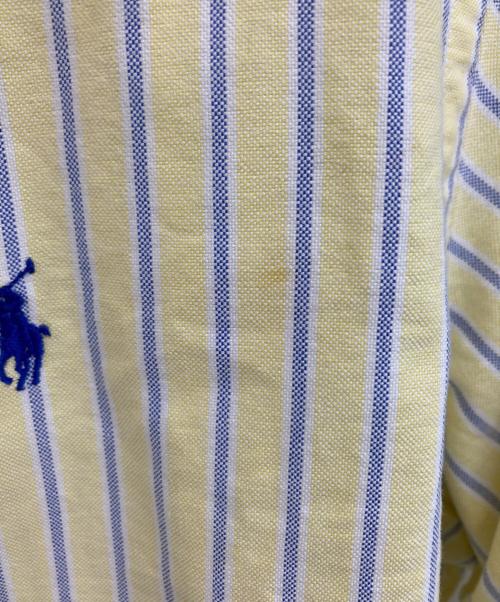 RALPH LAUREN（ラルフローレン）RALPH LAUREN (ラルフローレン) ストライプシャツ イエロー×ブルー サイズ:Lの古着・服飾アイテム