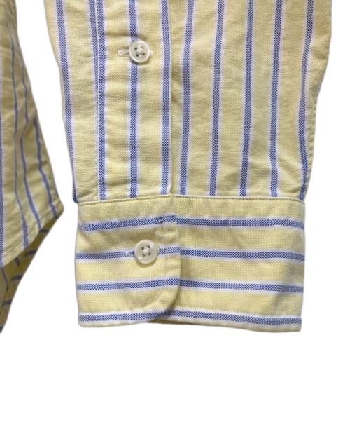 RALPH LAUREN（ラルフローレン）RALPH LAUREN (ラルフローレン) ストライプシャツ イエロー×ブルー サイズ:Lの古着・服飾アイテム