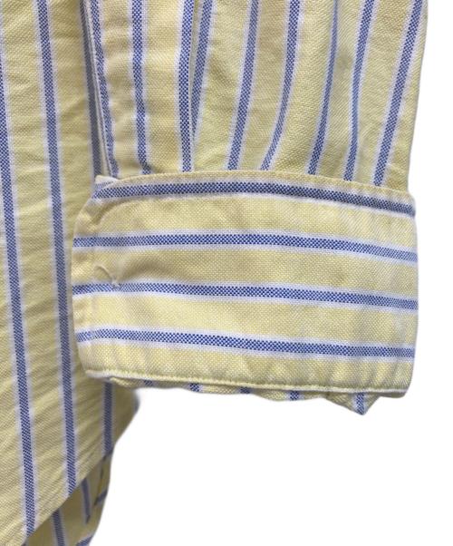 RALPH LAUREN（ラルフローレン）RALPH LAUREN (ラルフローレン) ストライプシャツ イエロー×ブルー サイズ:Lの古着・服飾アイテム
