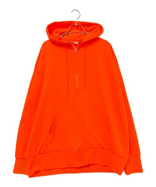 USED（ユーズド）USED (ユーズド) ジップパーカー オレンジ サイズ:下記参照の古着・服飾アイテム