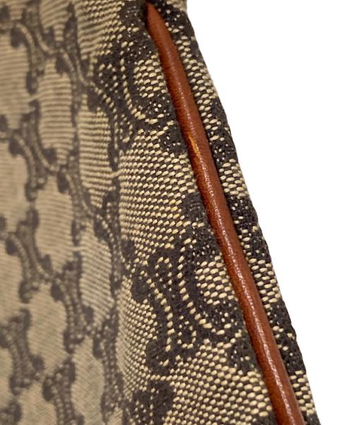 CELINE（セリーヌ）CELINE (セリーヌ) マカダム柄クラッチバッグ ブラウン サイズ:下記参照の古着・服飾アイテム