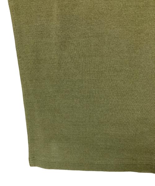MADISON BLUE（マディソンブルー）MADISON BLUE (マディソンブルー) ナンバリングニットワンピース オリーブ サイズ:01の古着・服飾アイテム