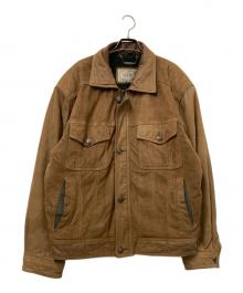 LEVI'S（リーバイス）の古着「レザーブルゾン」｜ベージュ