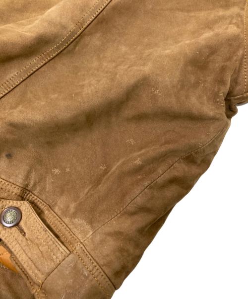 LEVI'S（リーバイス）LEVI'S (リーバイス) レザーブルゾン ベージュ サイズ:Lの古着・服飾アイテム