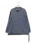 STEVEN ALAN（スティーブンアラン）の古着「GRAPH CHECK ZIP PULL OVER SHIRT」｜ブラック×ホワイト
