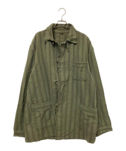 Bulgarian Army（ブルガリア軍）Bulgarian Army (ブルガリア軍) スリーピングシャツ グリーン サイズ:下記参照の古着・服飾アイテム