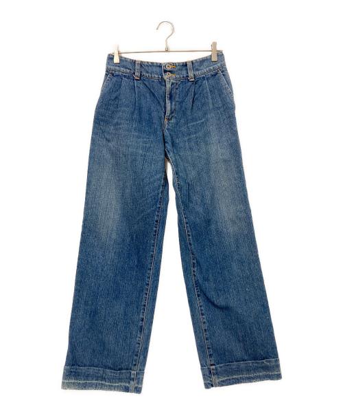 JUNYA WATANABE COMME des GARCONS（(ジュンヤワタナベ コムデギャルソン）JUNYA WATANABE COMME des GARCONS ((ジュンヤワタナベ コムデギャルソン) ２タックワイドデニムパンツ インディゴ サイズ:Sの古着・服飾アイテム