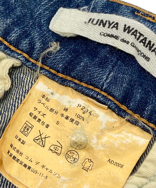 JUNYA WATANABE COMME des GARCONS（(ジュンヤワタナベ コムデギャルソン）JUNYA WATANABE COMME des GARCONS ((ジュンヤワタナベ コムデギャルソン) ２タックワイドデニムパンツ インディゴ サイズ:Sの古着・服飾アイテム