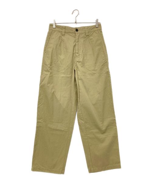 Acne studios（アクネ ストゥディオズ）Acne studios (アクネ ストゥディオズ) PLEATED TROUSERS ベージュ サイズ:44の古着・服飾アイテム