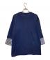 COMME des GARCONS SHIRT (コムデギャルソンシャツ) 切替カットソー ネイビー サイズ:S：5000円