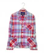 PENDLETONペンドルトン）の古着「チェック柄テーラードジャケット」｜ブルー×レッド