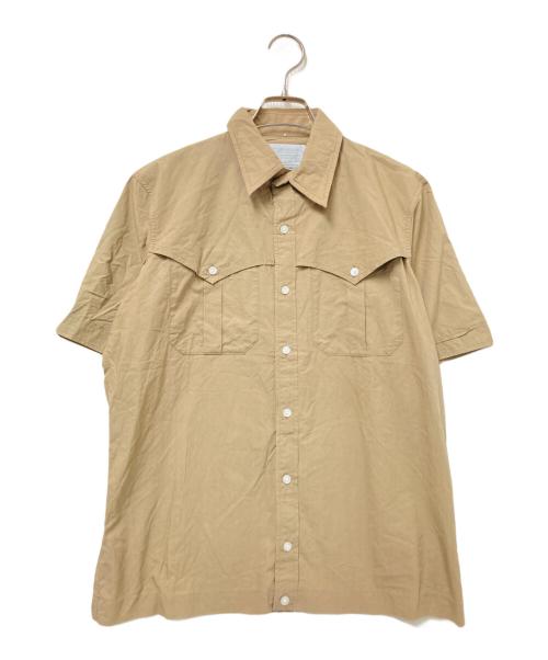 KOLOR（カラー）KOLOR (カラー) ハーフスリーブウエスタンシャツ ベージュ サイズ:2の古着・服飾アイテム