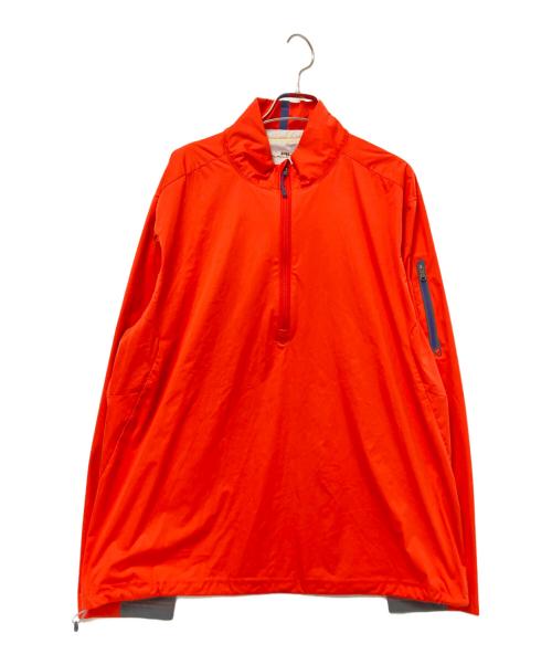 RLX RALPH LAUREN（アールエルエックスラルフローレン）RLX RALPH LAUREN (アールエルエックスラルフローレン) ハーフジップナイロンジャケット オレンジ サイズ:Lの古着・服飾アイテム