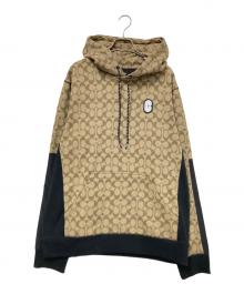 COACH（コーチ）の古着「シグネチャーロゴパーカー」｜ベージュ