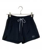 BORDERS at BALCONYボーダーズアットバルコニー）の古着「active day today SHORTS」｜ブラック