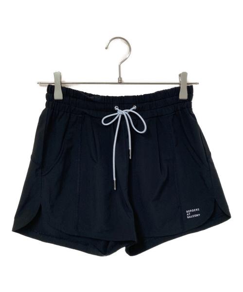BORDERS at BALCONY（ボーダーズアットバルコニー）BORDERS at BALCONY (ボーダーズアットバルコニー) active day today SHORTS ブラック サイズ:36の古着・服飾アイテム