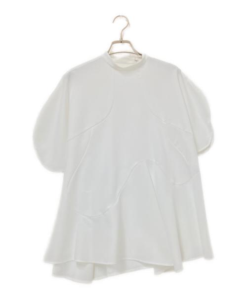 ENFOLD（エンフォルド）ENFOLD (エンフォルド) DRAPE PULLOVER ホワイト サイズ:38の古着・服飾アイテム