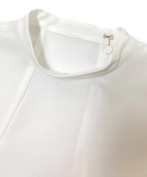 ENFOLD（エンフォルド）ENFOLD (エンフォルド) DRAPE PULLOVER ホワイト サイズ:38の古着・服飾アイテム