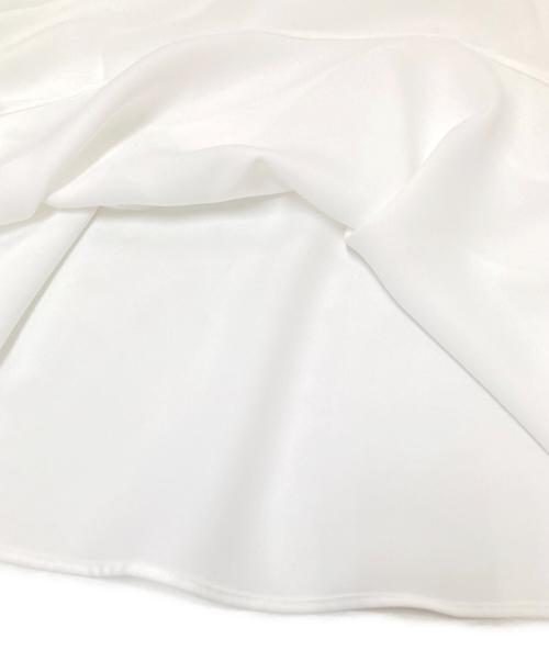 ENFOLD（エンフォルド）ENFOLD (エンフォルド) DRAPE PULLOVER ホワイト サイズ:38の古着・服飾アイテム