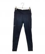 BORDERS at BALCONYボーダーズアットバルコニー）の古着「active day today X FRONT FULL LEGGINS」｜ブラック
