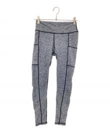 BORDERS at BALCONY（ボーダーズアットバルコニー）の古着「active day today X FRONT FULL LEGGINS」｜グレー