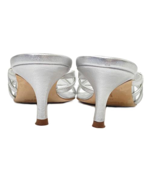 Manolo Blahnik（マノロ ブラニク）Manolo Blahnik (マノロ ブラニク) ミュールサンダル グレー サイズ:36の古着・服飾アイテム