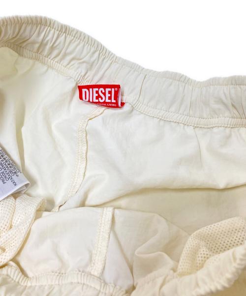 DIESEL（ディーゼル）DIESEL (ディーゼル) ナイロンパンツ ブラック×アイボリー サイズ:Sの古着・服飾アイテム