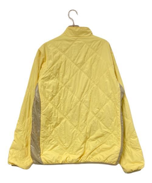 NIKE GOLF（ナイキゴルフ）NIKE GOLF (ナイキゴルフ) リバーシブル中綿ジャケット イエロー×ベージュ サイズ:Lの古着・服飾アイテム