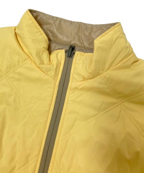 NIKE GOLF（ナイキゴルフ）NIKE GOLF (ナイキゴルフ) リバーシブル中綿ジャケット イエロー×ベージュ サイズ:Lの古着・服飾アイテム