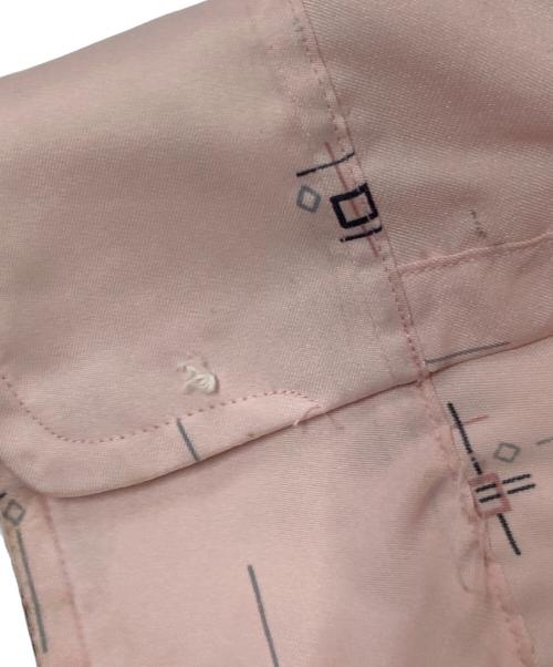 Sears（シアーズ）Sears (シアーズ) 70‘SプリントL/Sシャツ ピンク サイズ:34の古着・服飾アイテム