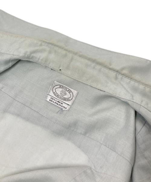 ADOLFO LA GUAYABERA（アドルフォ・ラ・グアヤベラ）ADOLFO LA GUAYABERA (アドルフォ・ラ・グアヤベラ) L/Sキューバシャツ グレー サイズ:下記参照の古着・服飾アイテム