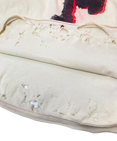 TEPPEI FURUYAMA（テッペイフルヤマ）TEPPEI FURUYAMA (テッペイフルヤマ) ダメージ加工Tシャツ イエロー サイズ:下記参照の古着・服飾アイテム