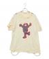 TEPPEI FURUYAMA（テッペイフルヤマ）の古着「ダメージ加工Tシャツ」｜イエロー