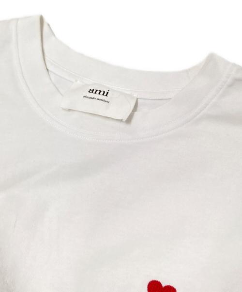 AMI Alexandre Mattiussi（アミアレクサンドルマテュッシ）AMI Alexandre Mattiussi (アミアレクサンドルマテュッシ) Tシャツ ホワイト サイズ:Sの古着・服飾アイテム
