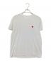 AMI Alexandre Mattiussi（アミアレクサンドルマテュッシ）の古着「Tシャツ」｜ホワイト