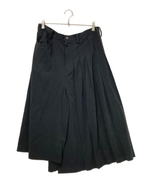 Y's（ワイズ）Y's (ワイズ) アシンメトリースカート ブラック サイズ:3の古着・服飾アイテム