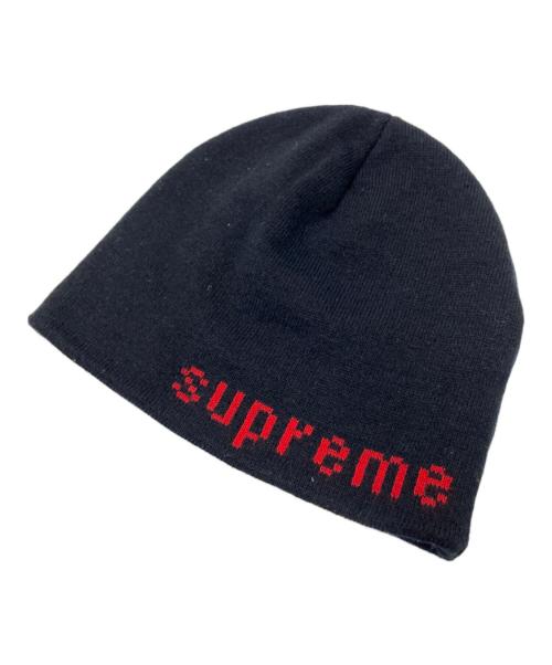 SUPREME（シュプリーム）SUPREME (シュプリーム) YOHJI YAMAMOTO (ヨウジヤマモト) コラボBeanie ネイビー×レッド サイズ:下記参照の古着・服飾アイテム