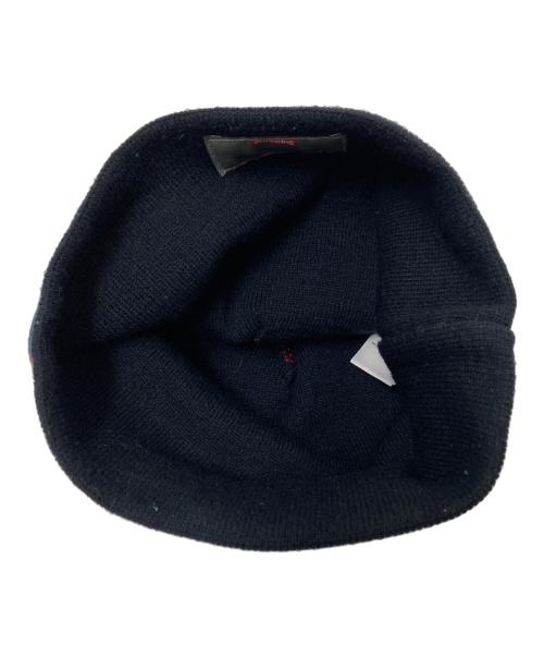 SUPREME（シュプリーム）SUPREME (シュプリーム) YOHJI YAMAMOTO (ヨウジヤマモト) コラボBeanie ネイビー×レッド サイズ:下記参照の古着・服飾アイテム