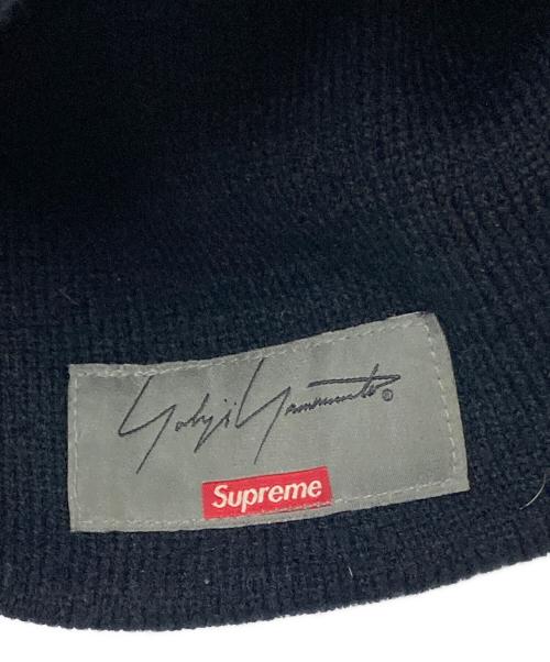 SUPREME（シュプリーム）SUPREME (シュプリーム) YOHJI YAMAMOTO (ヨウジヤマモト) コラボBeanie ネイビー×レッド サイズ:下記参照の古着・服飾アイテム