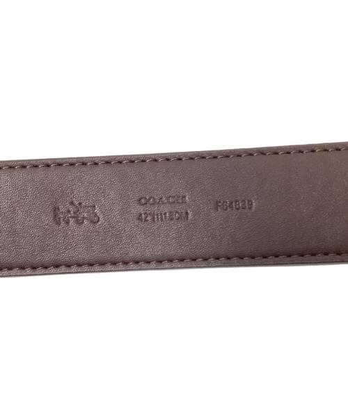 COACH（コーチ）COACH (コーチ) ベルト ブラウン×ブラック サイズ:下記参照の古着・服飾アイテム