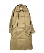 SLYスライ）の古着「HOODED OVER TRENCH コート」｜ベージュ