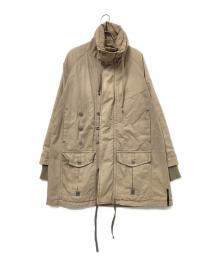 DIESEL（ディーゼル）の古着「フーデッドジャケット」｜ベージュ