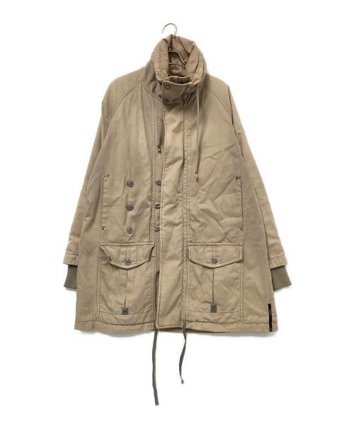 DIESEL（ディーゼル）DIESEL (ディーゼル) フーデッドジャケット ベージュ サイズ:XSの古着・服飾アイテム