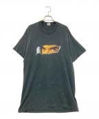 FRUIT OF THE LOOMフルーツオブザルーム）の古着「プリントTシャツ」｜ブラック